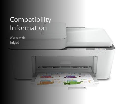 HP DeskJet Plus 4155 Wireless All-in-One Printer - Compact Inkjet Printer with Mobile Printing, Scanner, Copier, Bluetooth, Home Office & WiFi Compatible - 3XV13A (Renewed)