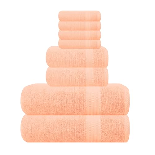 GLAMBURG Soft 8-piece Towel Set