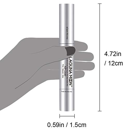 Lagunamoon Gel Nail Polish Base Coat and No Wipe Top Coat Gel Polish Pen (No Wipe Top Coat) - Thumbnail 4