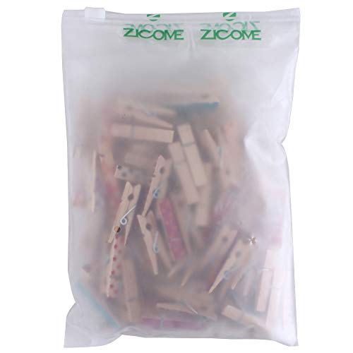 6 ZICOME+100pcs+Colorful+Natural+Clothespin