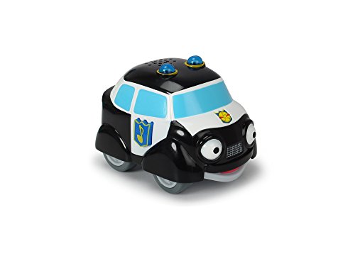 Dickie Toys - Helden der Stadt, Paul Polizei, Das Polizeiauto mit Licht, Originalen Liedern, Sounds und Freilauffunktion, inkl. Sammelkarte mit Geheimcode – Bild 4