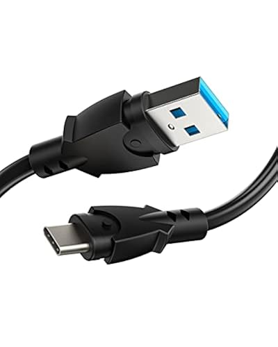 6 Inch USB C Cable 0.5FT, USB 3.2 Gen 2 10Gbps USB A to USB C Data ...
