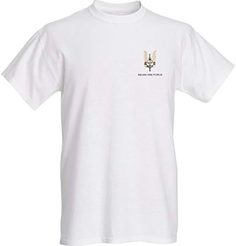 Buy Men's Indian Army Para Sf Commando Printed T-shirt with Balidan Logo (White, Large) at Amazon.in