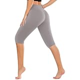MOREFEEL Women's Knee Length Leggings For Yoga & Casual Wear