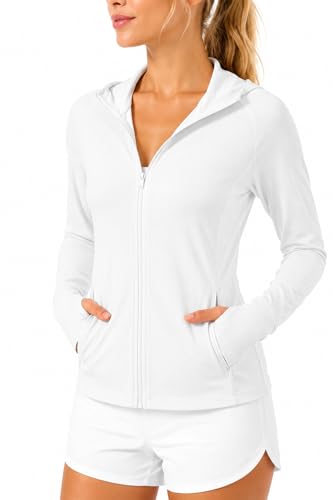 FARVALUE Women's UPF 50+ Sun Protection Hoodie Jacket
