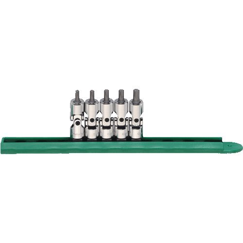 Click Here to See More Images 5 Pc. 1/4 Inch Dr. Universal Torx Bit Socket Set -2Pack