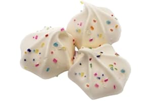 Niamara's Birthday Cake Meringue Cookies, 2 Ounce - Festive Meringue Cookie with Sweet Birthday Cake Flavor - Gluten-Free, Fat-Free Treat