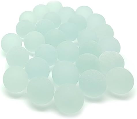 MaRécréation – 30 Frosted Ball Glass Collectable, sku-givre05, 10 mm
