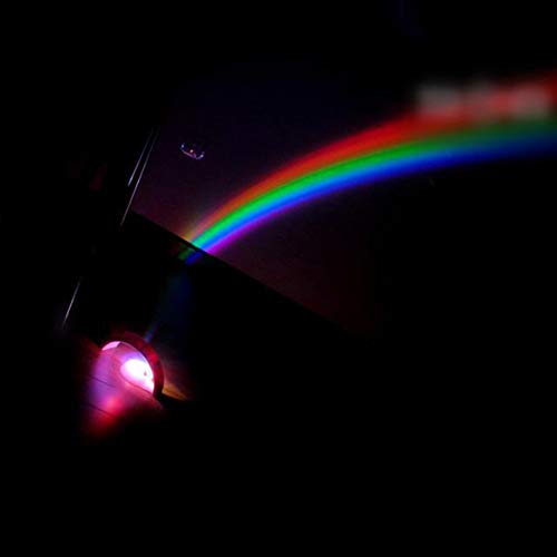 LED Rainbow Projector Lamp Creative for Bedroom Living Room Decoration Color Rainbow Children Night Light Bring A Good Mood