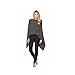 Barefoot Dreams CozyChic Lite Ruana, Color: Carbon