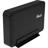 Rosewill Hard Drive Enclosure 3.5" SATAIII USB 3.0 Energy Saving External Enclosure with UASP Black Aluminum &amp; ABS (RX307-PU3-35B)