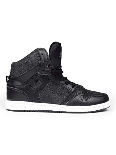 Adult"Glam Pie" Glitter Black Sneakers PA133020BLK09.0 Black 09.0 - Thumbnail 3
