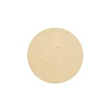 Natural Unfinished Round Wood Circle Cutout 3 Inch - Bag of 10