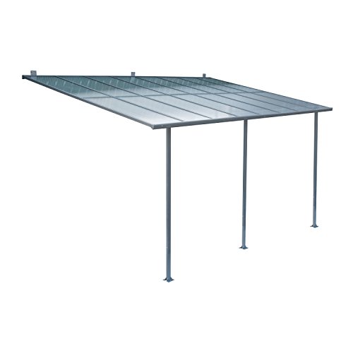Outsunny Aluminum Framed Translucent Patio Cover – 10′ x 15′