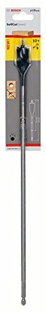 Bosch 2608595409 19 x 400 mm Hex Shank Self-Cut Speed Flat Drill Bit