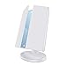 Maibtkey Vanity Mirror Tri-folded Lighted White Travel Portable Makeup Mirror with 22 LED Lights and Magnifying Mirror with 1X 2X 3X Magnification 180° Rotatable for Women Men Girls Cosmetic Makeup