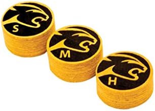 WXS 14mm Pool Cue Tips, American Nine Ball Billiard Replacement Screw-on Tips Billard Accessories