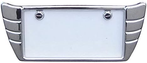 Amazon ナンバー枠tn 101 軽自動車 中型車 小型車用 純国産のクロームメッキのナンバープレートフレーム ナンバープレートホルダー 車 バイク