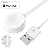 Wireless Smart Watch Charger, MFi Certified Charging Cord for Apple Watch Magnetic Wireless Charging Pad for iWatch Series 4 3 2 1