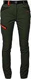 Angel Cola Women's Outdoor Hiking Softshell Zippered Pants PW6114