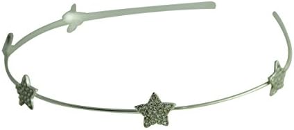 Rhinestone Silver Stars Delicate Bridal Prom Homecoming Hair Accessory Headband