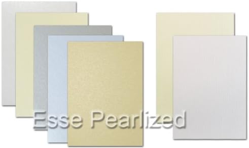 Neenah Esse Smooth Pearl White 105# Cover 8.5x11 - 25 Sheets