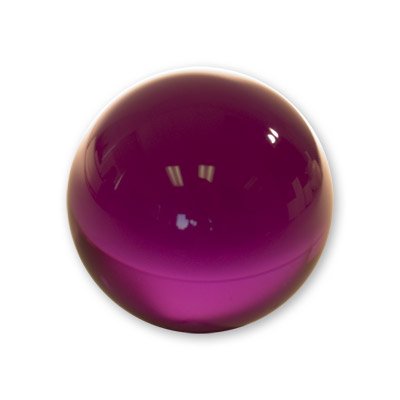 Contact Juggling Ball (Acrylic, PURPLE, 76mm) - Trick by Dr. Bob's Magic Shop - Bob Doggett