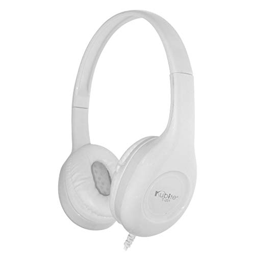 YJYdada T201 Kubite Teens with MIC Foldable DJ Headphones 3.5mm Wired Game Earphones (White)