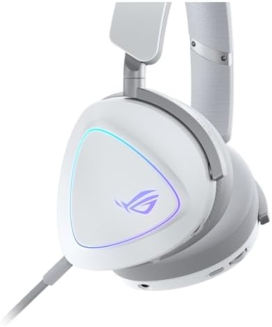 ROG Delta II - Auriculares Gaming Inalámbricos Trimodal - Blanco