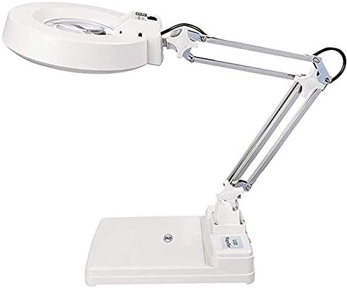 特大ledデスクトップドーム拡大鏡 ライト付き 10x xレンズルーペ照明付き高齢者向け読書拡大鏡 国内送料無料 黄斑変性症 ジュエリー 検査 地図 ギフト ダストカバー付き アンティーク