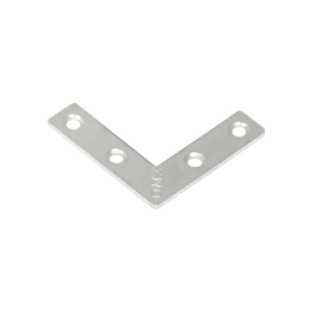 40mm x 40mm x 10mm x 1.5mm Corner L Shape Plate, Flat Angle Bracket Plates Connector Zinc Plated Steel NA40 (Pack of 10) K11ABC