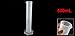 uxcell Lab Set 500mL Capacity Clear White Plastic Graduated Cylinder