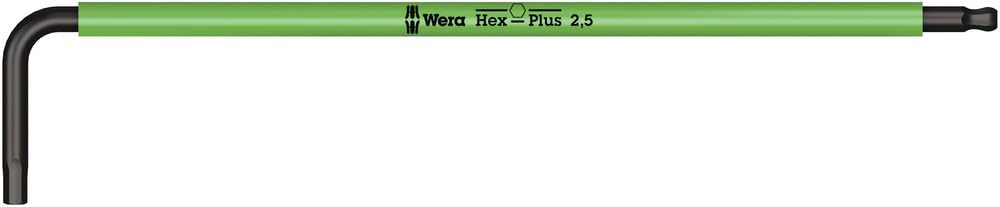 Wera 05022604001 2.5 x 112 mm 950 SPKL Metric BlackLaser Hex Key - Silver