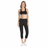 Yidainline Women's Yoga Pants, Tummy Control Yoga Capris Boot Cut Pants Workout Running Ankle Leggings
