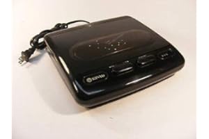 KINYO 2-Way VHS Rewinder, Black, 4 Hour Recording Capacity, LED Indicators, 3 Digit Tape Counter