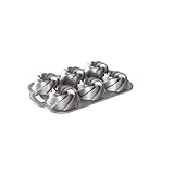 Nordic Ware Heritage Bundtlette Cake Pan, Metallic
