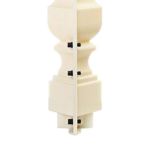 YUNRUS 2X 70cm Plastic Balustrades Mold Casting Moulds for Concrete Plaster Cement