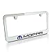 Elite CarBeyondStore Mopar Logo Chrome Metal License Plate Frame