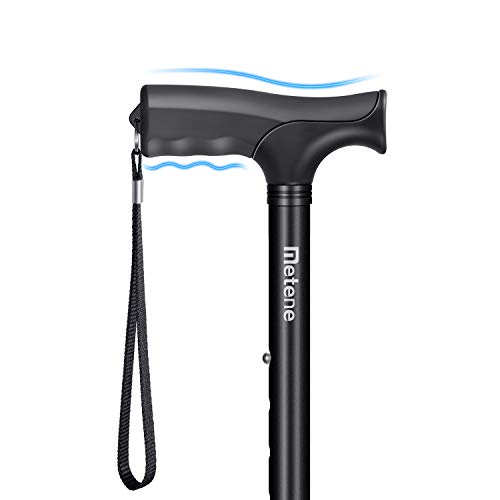 image for Folding Walking Cane for Men and Women, Retractable and Adjustable Col