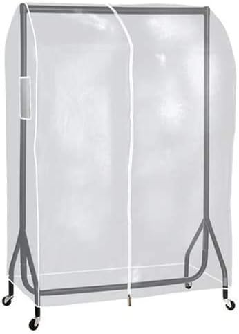 2ft 3ft 4ft 5ft 6ft Clear Transparent Clothes Rail Protective Zip Over Cover for Garment Hanging Coat Racks The Shopfitting Shop ® (for 5ft Rail)