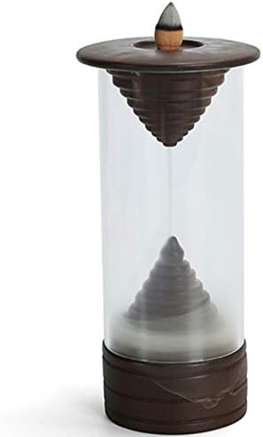 Hourglass Back to The Censer Creative Pendulum Ceramic Purple Sand Sandalwood Eaglewood Incense Burner Holder Gift
