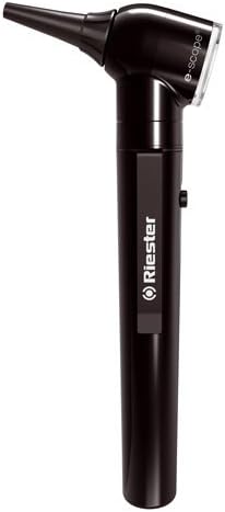 Riester USA 2111-202 Otoscope, Black, 2.5V Fiberoptic Xenon, Black, Hard Case