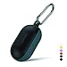 Galaxy Buds Case Cover Silicone Bean fit Wireless Charging, Protective Accessories Skin Soft and Flexible, Anti-Scratch, Shock Resistant Nonslip Carabiner Charging Case for Galaxy Buds (Forest Blue)