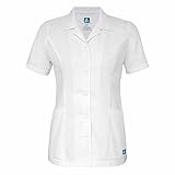 Adar Universal Lapel Collar Buttoned Top - 2629 - White - S