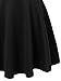 MBJ WB829 Womens Flirty Flare Skirt XL Black