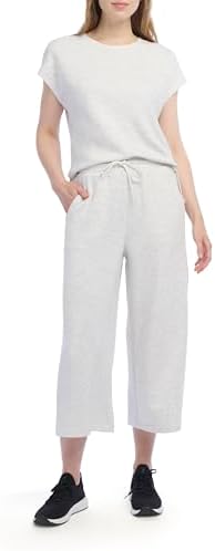 Amazon.com: Danskin 2 pc ~ Crop Top ~ Set Mixed Rib Half Zip And