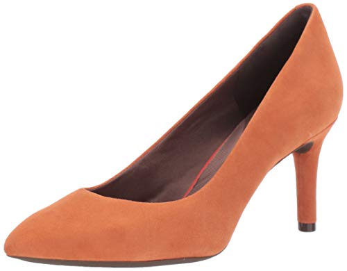 Rockport Women's TM75MMPTH Plain Pump, Persimmon, 7.5 W US