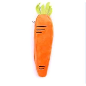 Fgh de dibujos animados de zanahoria estuche lindo lápiz de peluche bolsas de papelería de la escuela de suministros de…