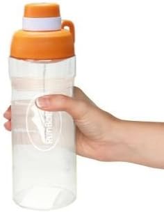 Water Bottle BPA Free: Large 32 oz Sports Water Bottles, with Easy Screw/ No Leak Hinged Cap For Convenient Hydration, For All Sport &amp; Outdoor Activities by Run Baby Sport