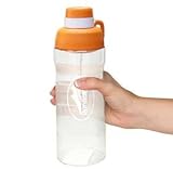 Water Bottle BPA Free: Large 32 oz Sports Water Bottles, with Easy Screw/ No Leak Hinged Cap For Convenient Hydration, For All Sport & Outdoor Activities by Run Baby Sport